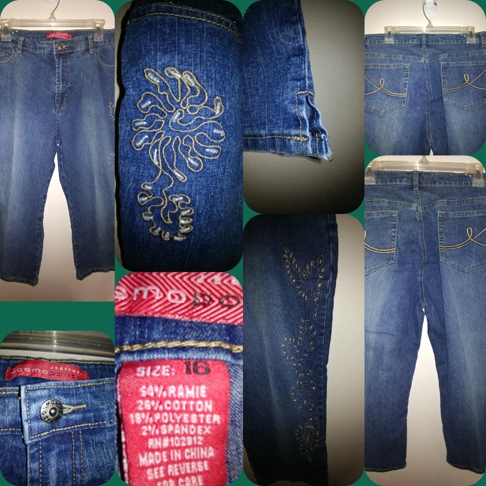 COSMOPOLITAN CAPRI PANTS SIZE 16